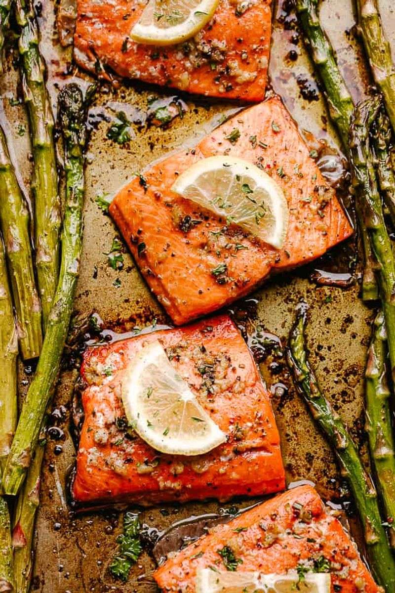 Oven Baked Sockeye Salmon with Lemon