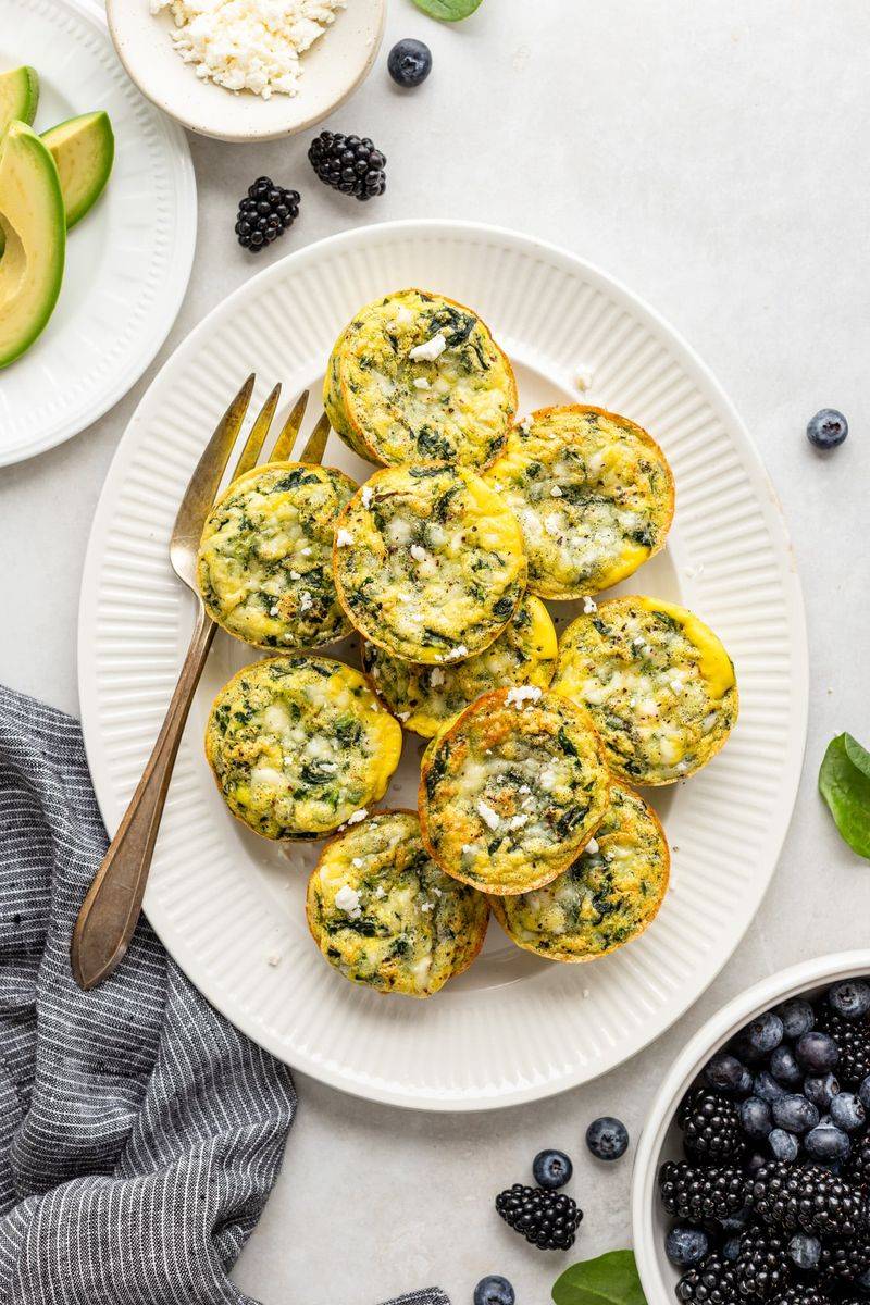 Spanakopita Egg Muffins