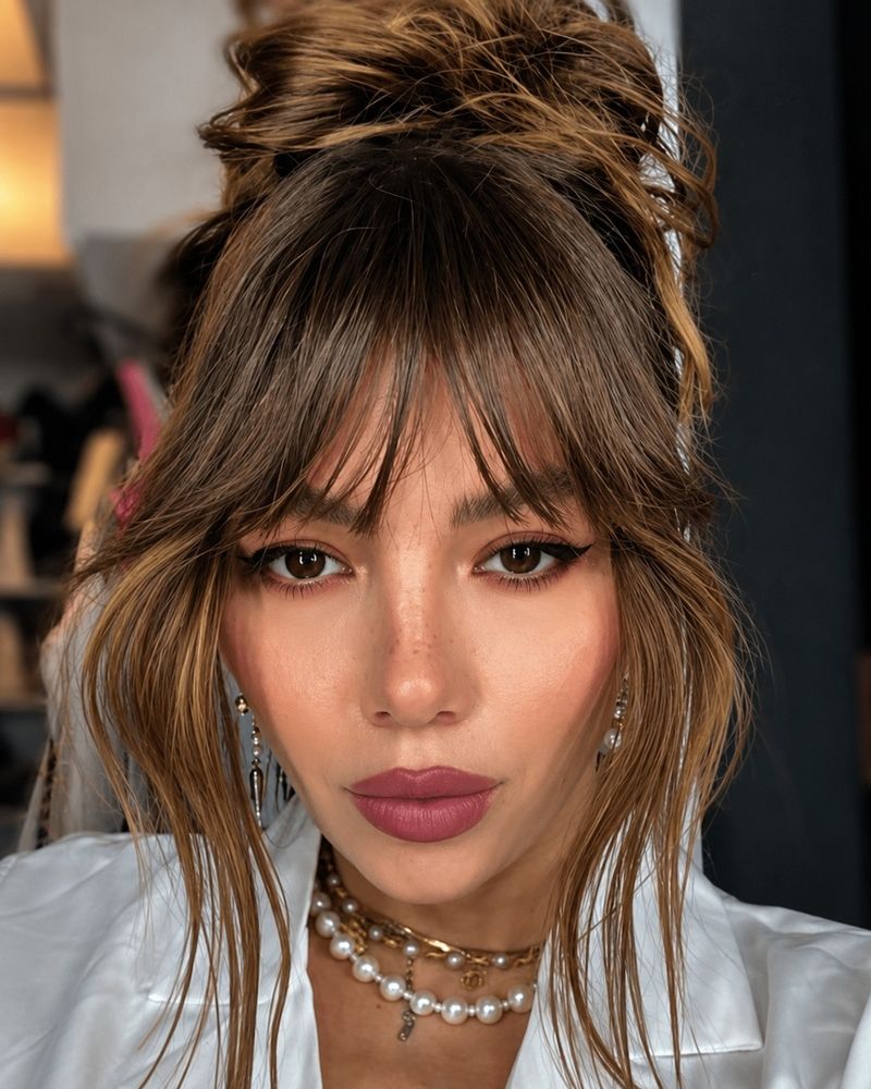 Wispy Bangs Bring an Airy Touch