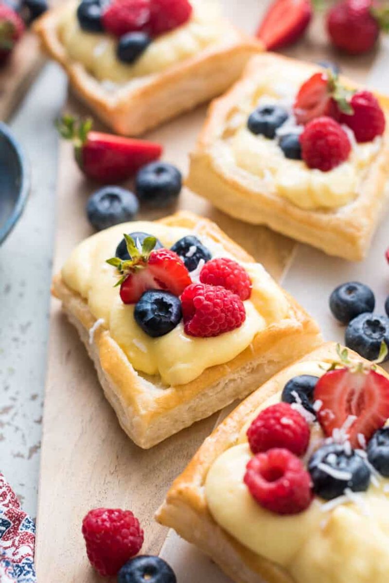 Puff Pastry Fruit Tarts