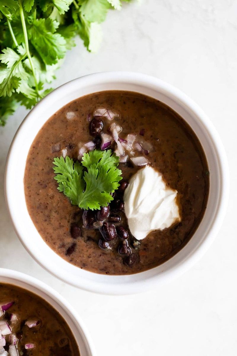 Black Bean Soup with a Smooth Twist