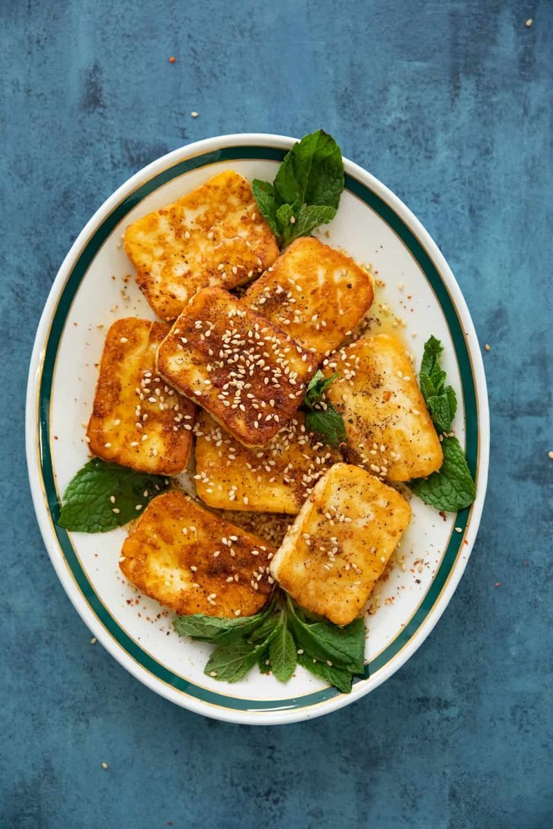 Pan-Fried Halloumi