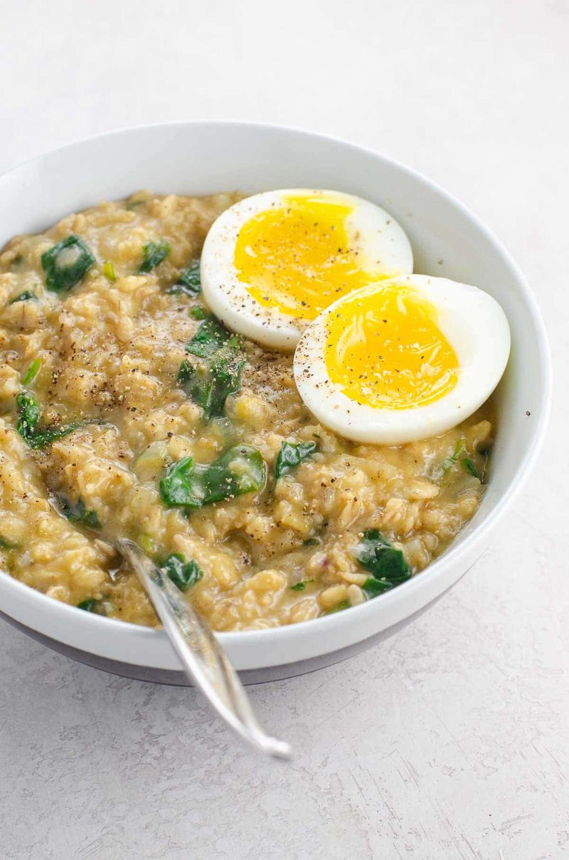 Savory Oatmeal with Egg