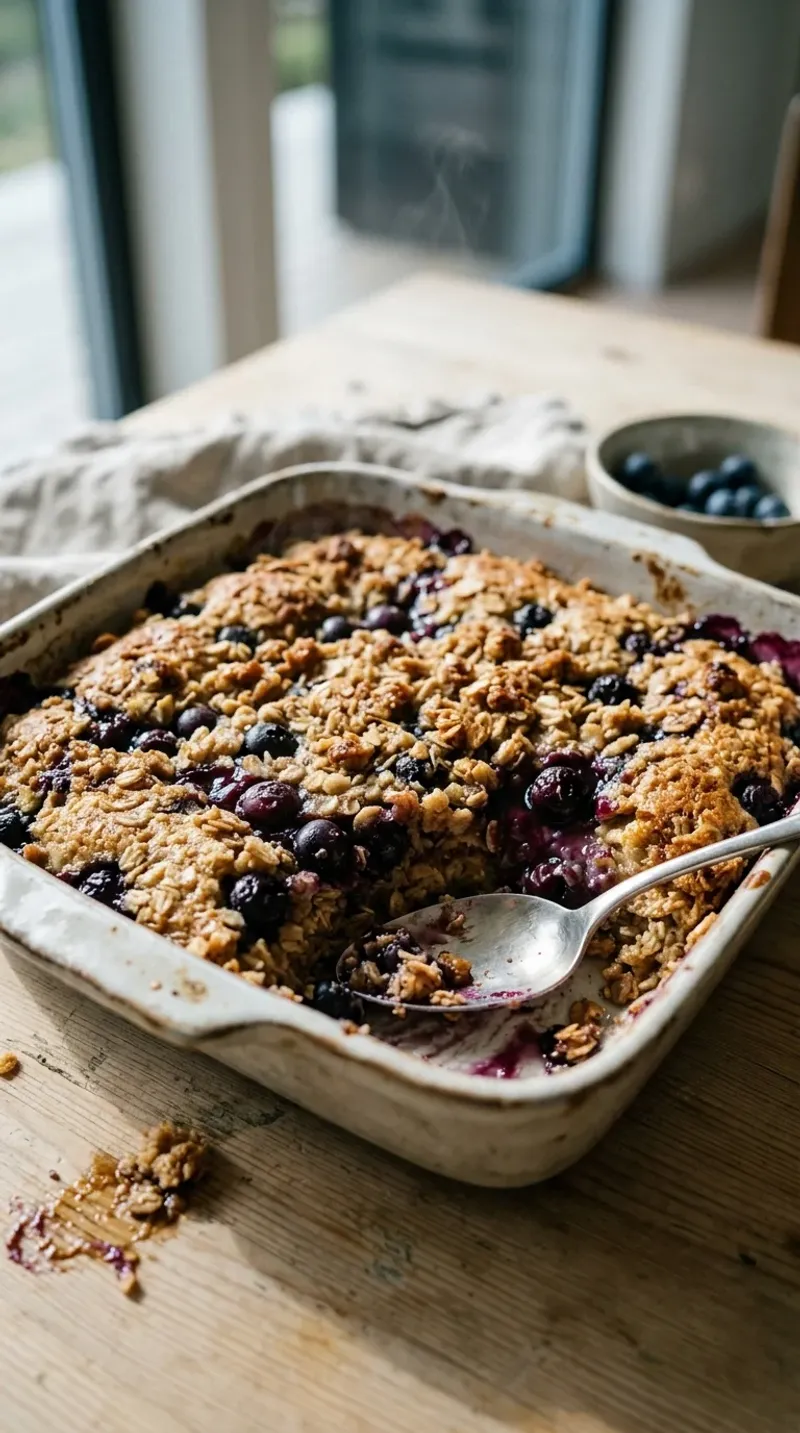 Fruit Crumble Bubbling Over