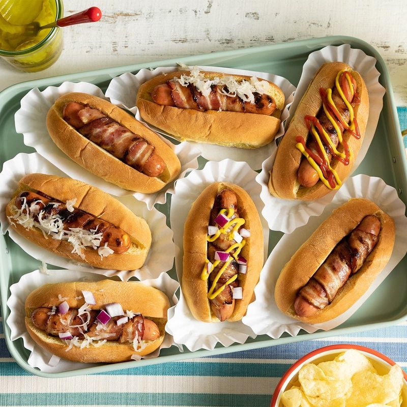 Hot Dogs on the Grill