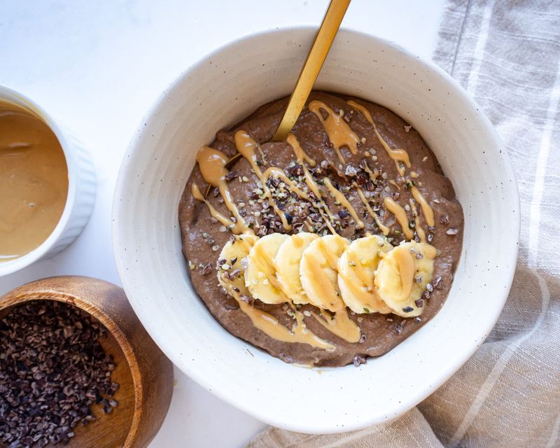 Chocolate Cauliflower Smoothie Bowl