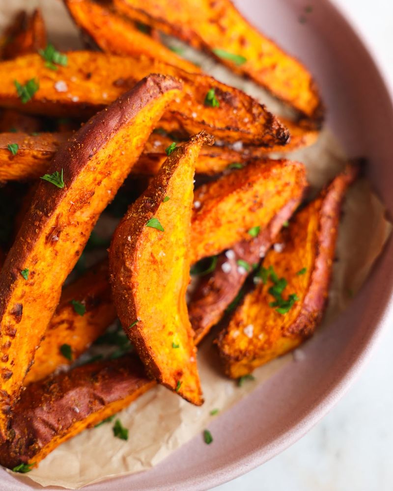 Baked Sweet Potato Wedges