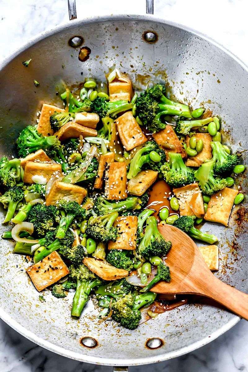 Teriyaki Tofu and Veggies