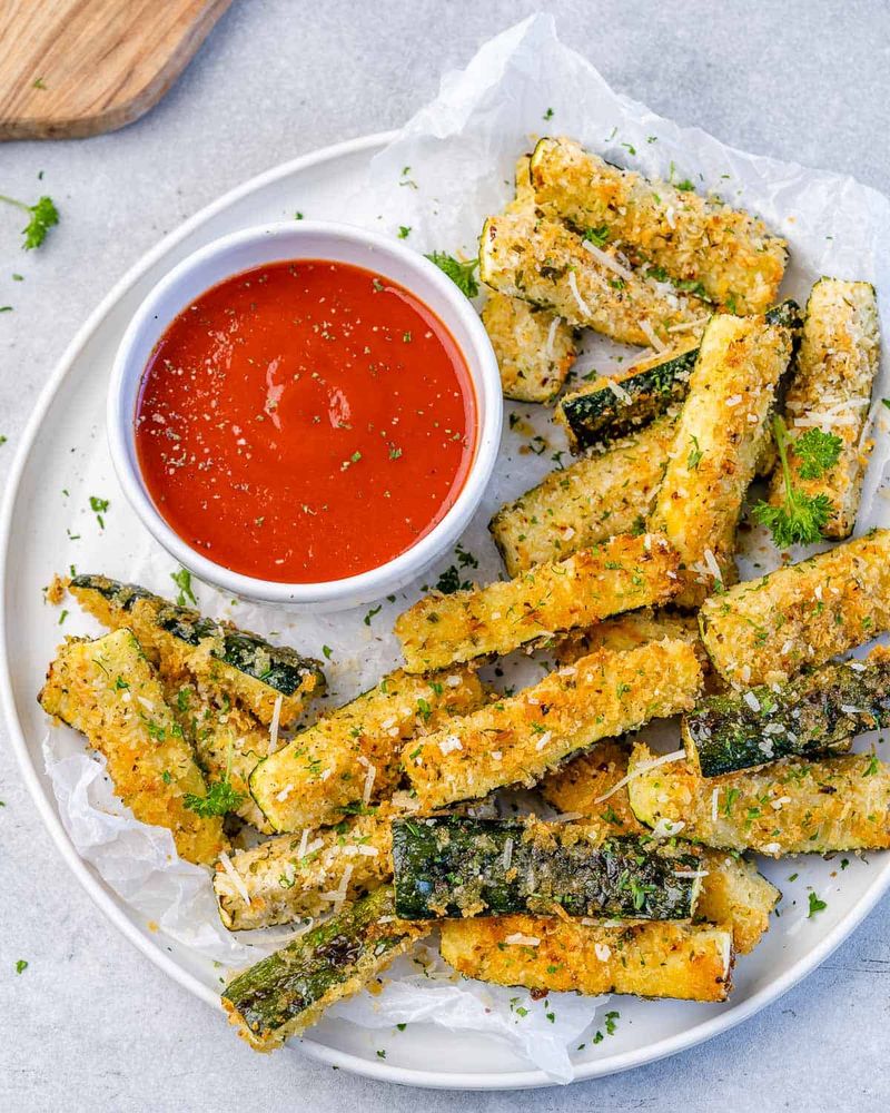 Parmesan Zucchini Fries