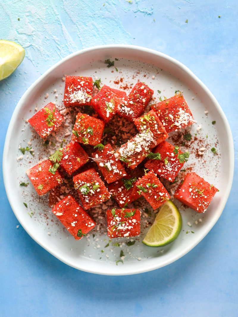 Watermelon Chili Lime Salad