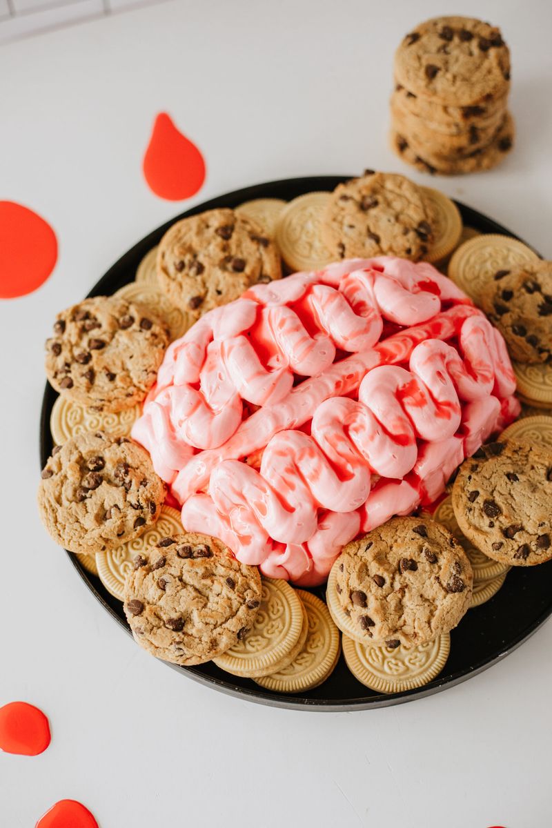 Brain Shaped Cheese Ball