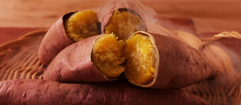 Sweet Potatoes Roasted on Japanese Streets