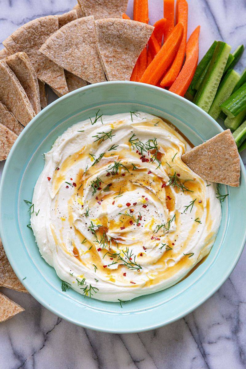 Whipped Feta With Honey and Herbs