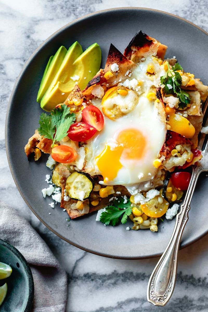 Veggie-Packed Chilaquiles