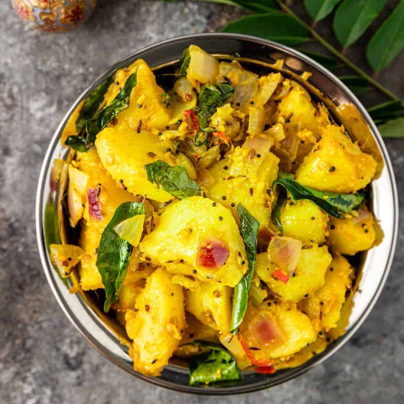Indian Mustard Seed Potatoes