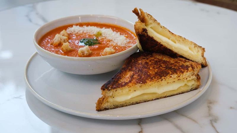 Grilled Cheese and Tomato Soup