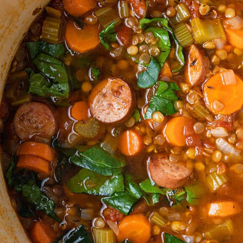 Lentil and Sausage Soup