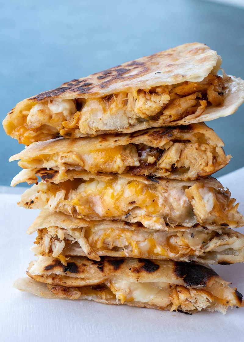 Quick Chicken Quesadilla