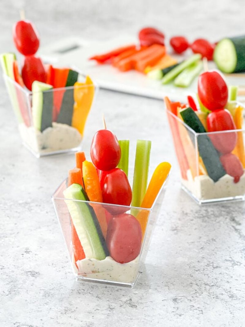 Fresh Veggie Cups