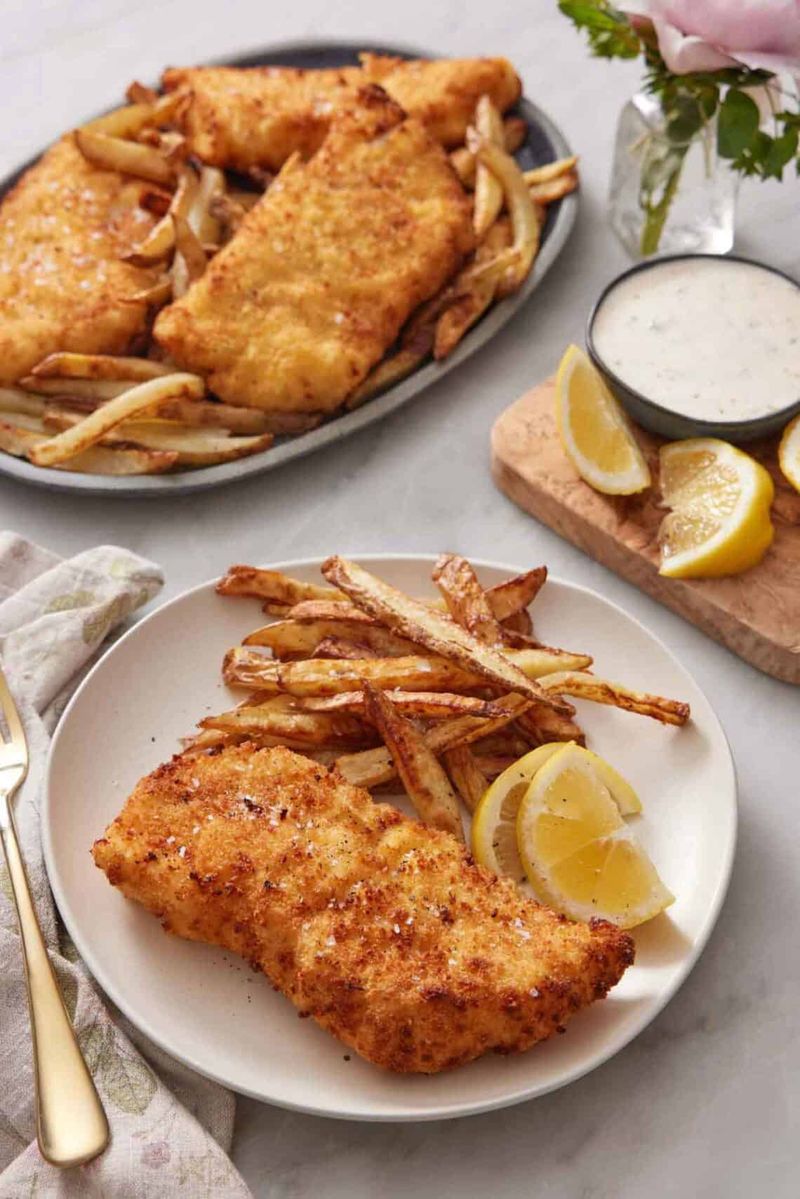 Beer-Battered Fish and Chips