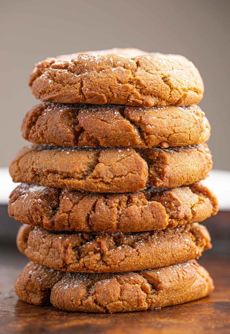 Chewy Fresh Ginger Cookies