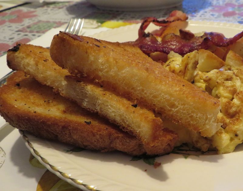 Fried Bread Instead of Toast