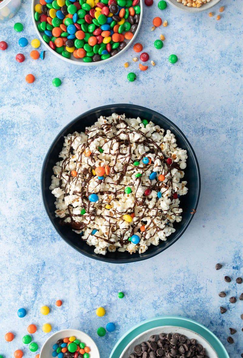 Popcorn Tossed with Candy