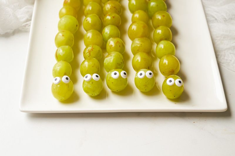 Grape Caterpillars on a Stick