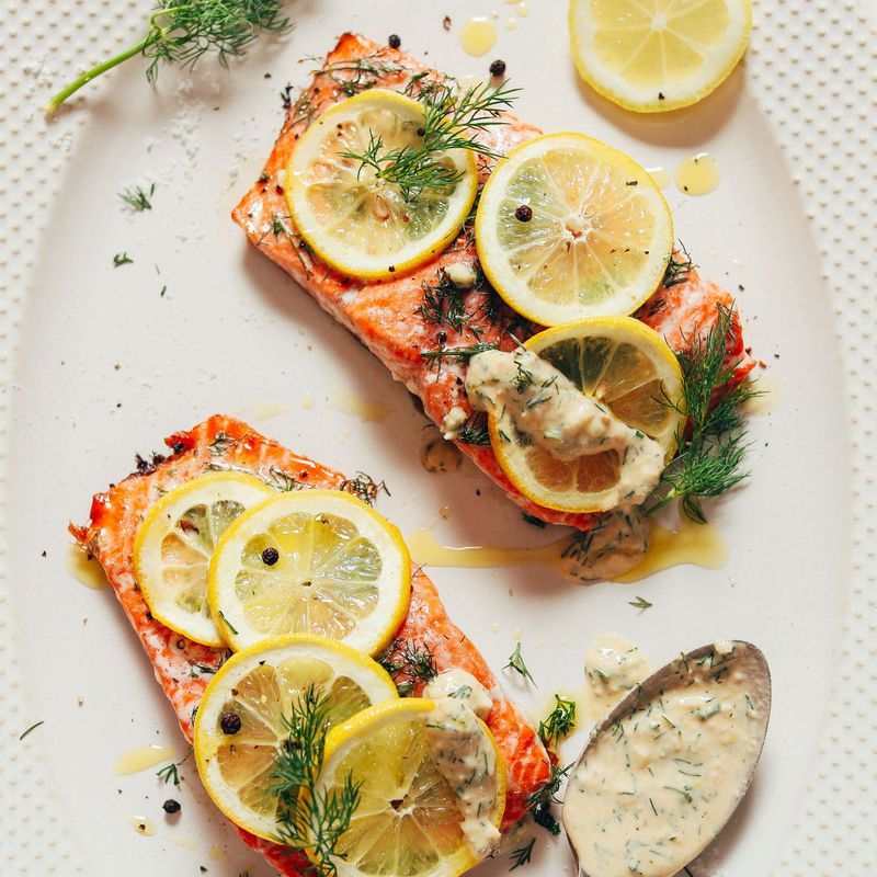 Lemon Herb Baked Salmon