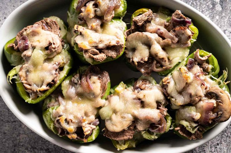 Philly Cheesesteak Stuffed Peppers
