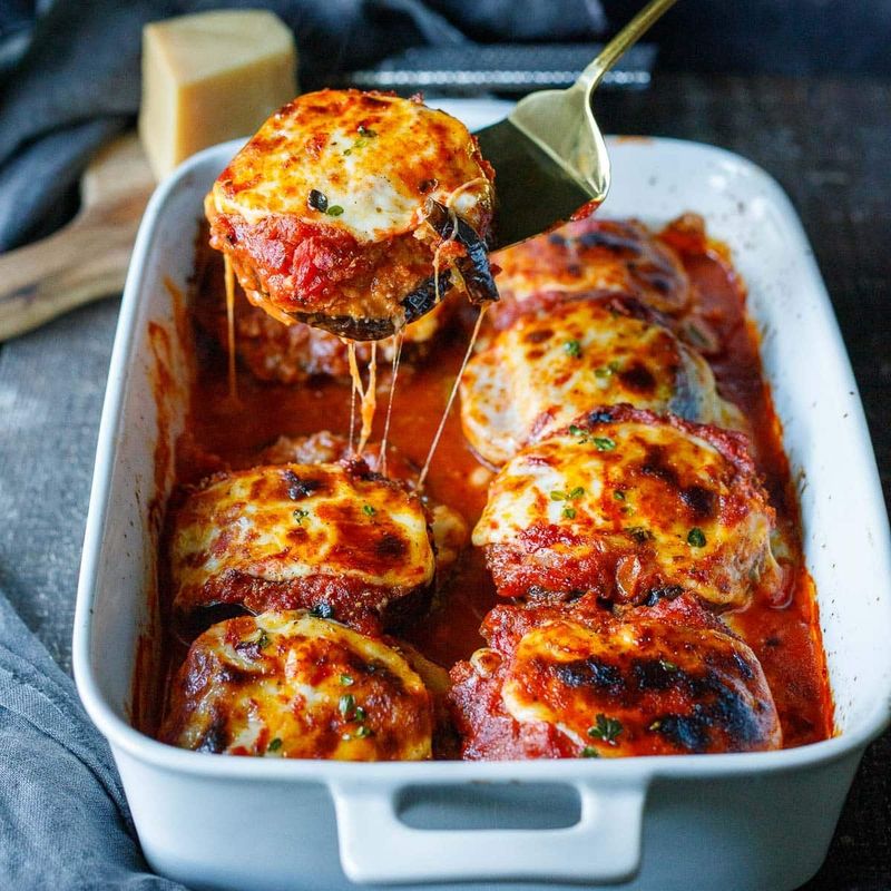 Eggplant Parmesan Bake