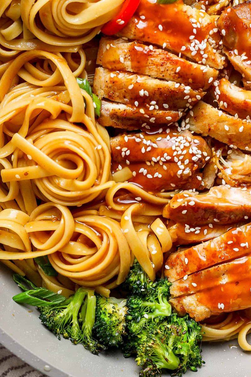 Teriyaki Chicken and Noodles