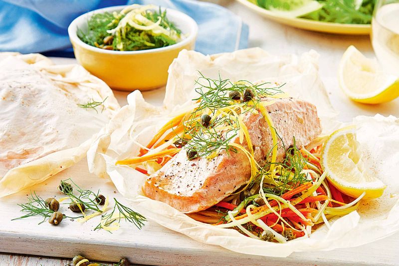 Salmon en Papillote