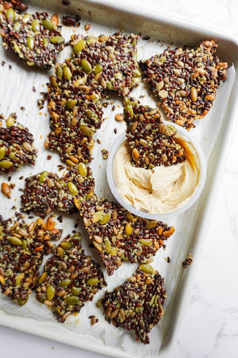 Crispy Seeded Crackers