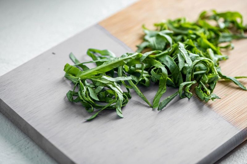 Chiffonade Is Just Sliced Basil