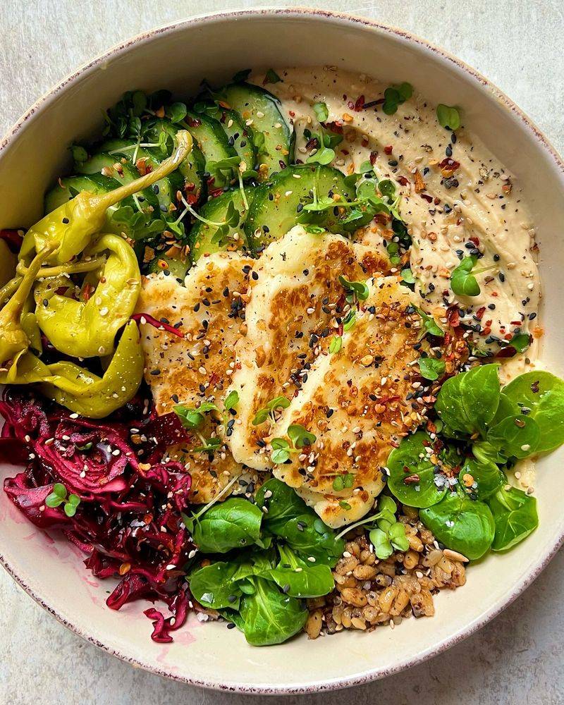 Halloumi Grain Bowl