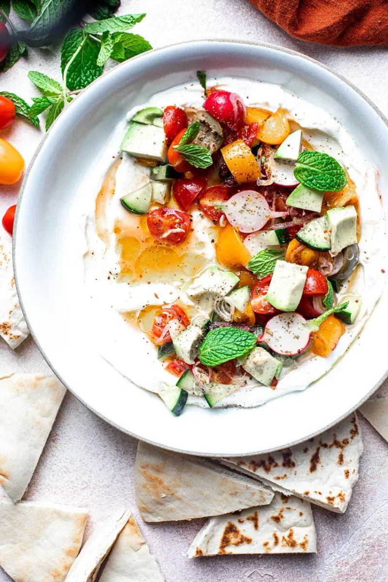 Savoury Greek Yogurt Bowl