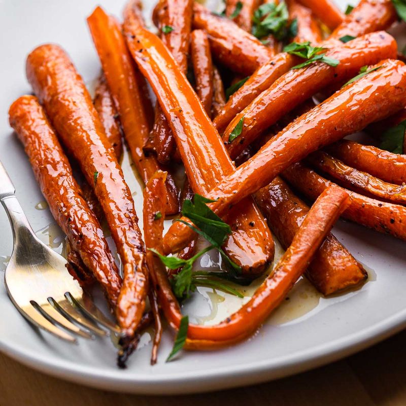 Maple Roasted Carrots