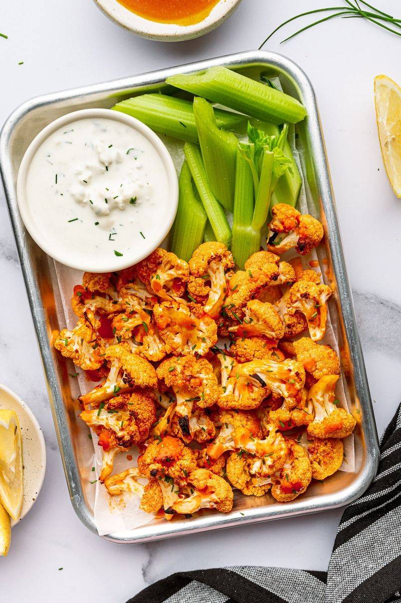 Buffalo Cauliflower Bites