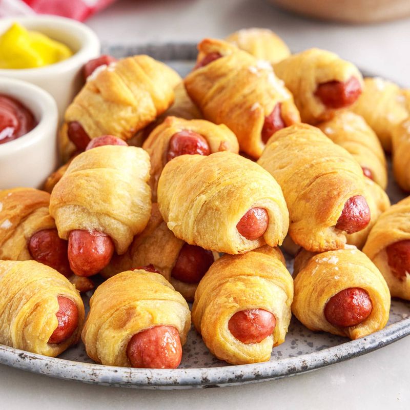 Mini Hot Dogs In Blankets
