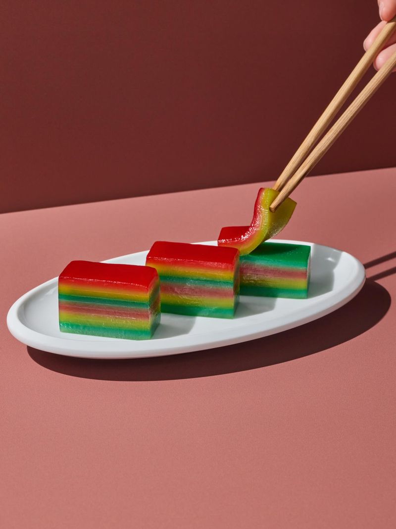Kue Lapis, the Rainbow Layer Cake
