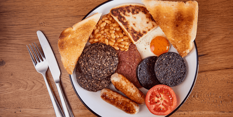 Haggis Next to the Eggs