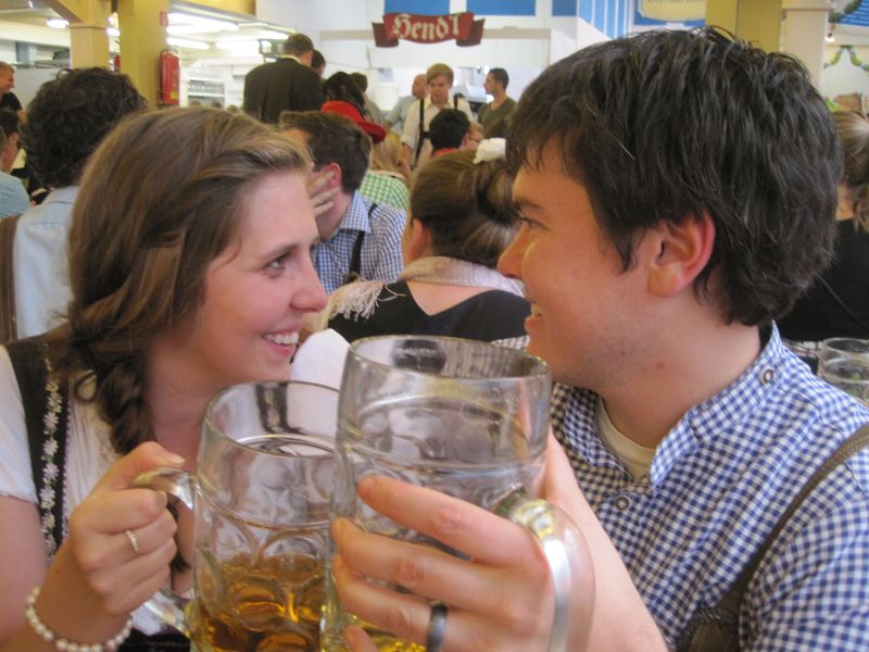 Toasting Eye to Eye in Germany