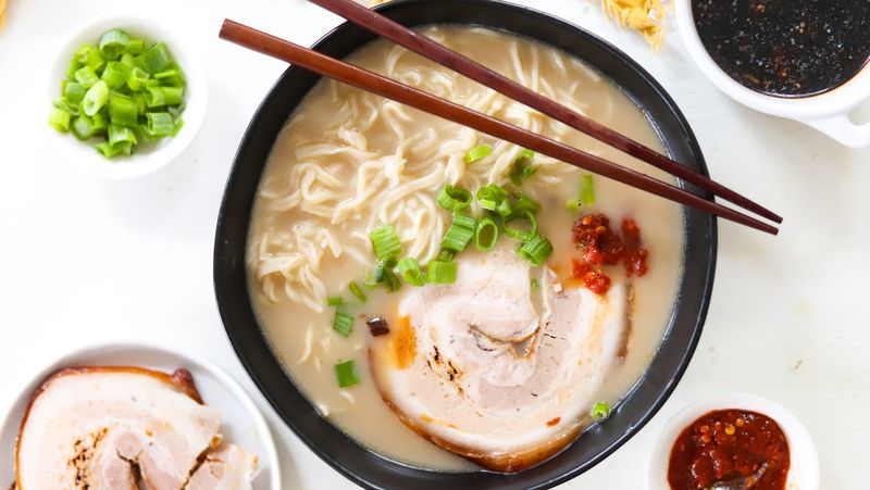 Rich Homemade Bone Broth Ramen