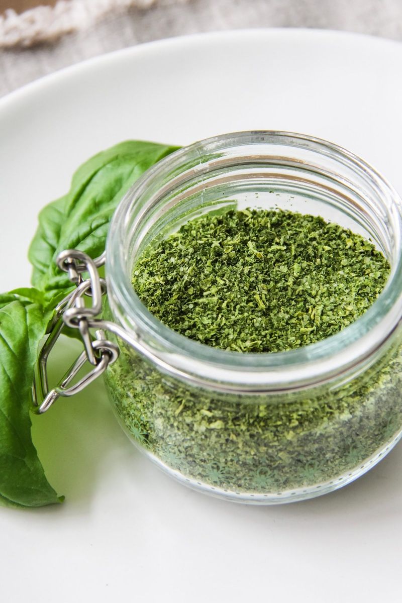 Homemade Basil Salt