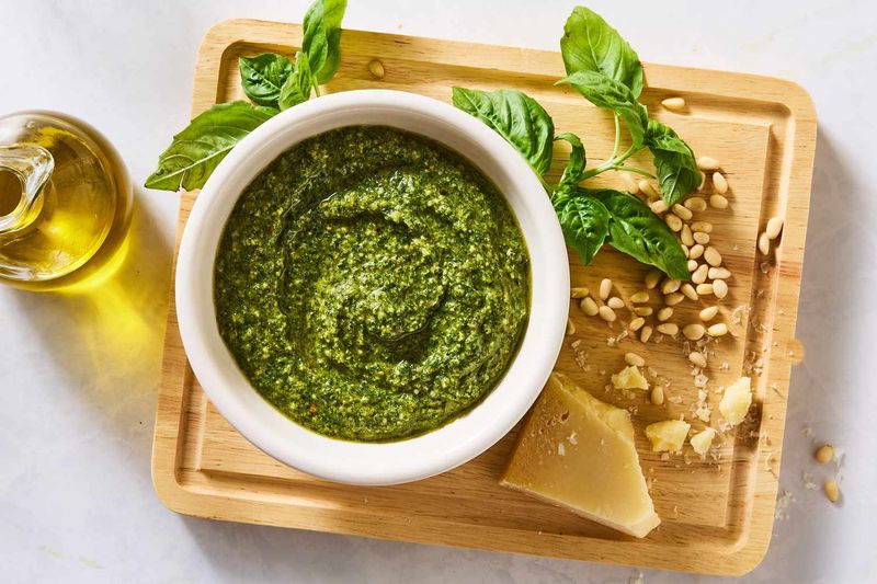Fresh Basil Pine Nut Pesto