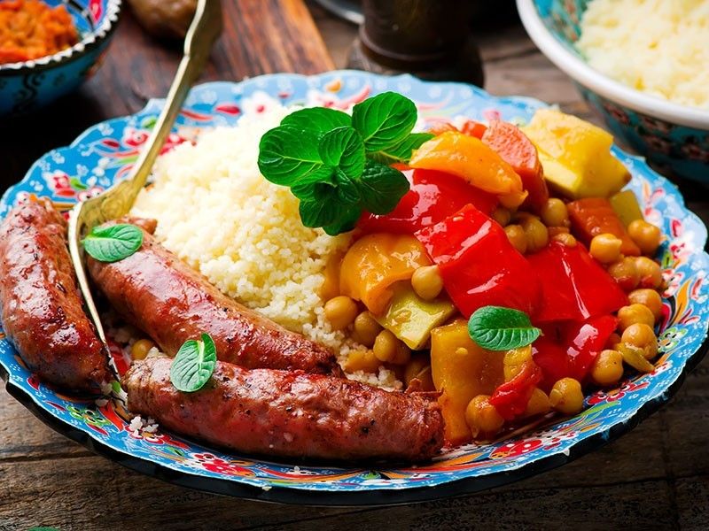 Merguez Couscous from North Africa