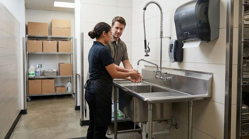 Handwashing Is Part of the Routine