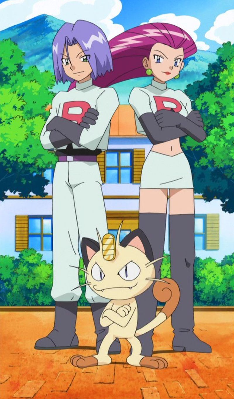 Team Rocket's Trouble: Jessie, James, and Meowth