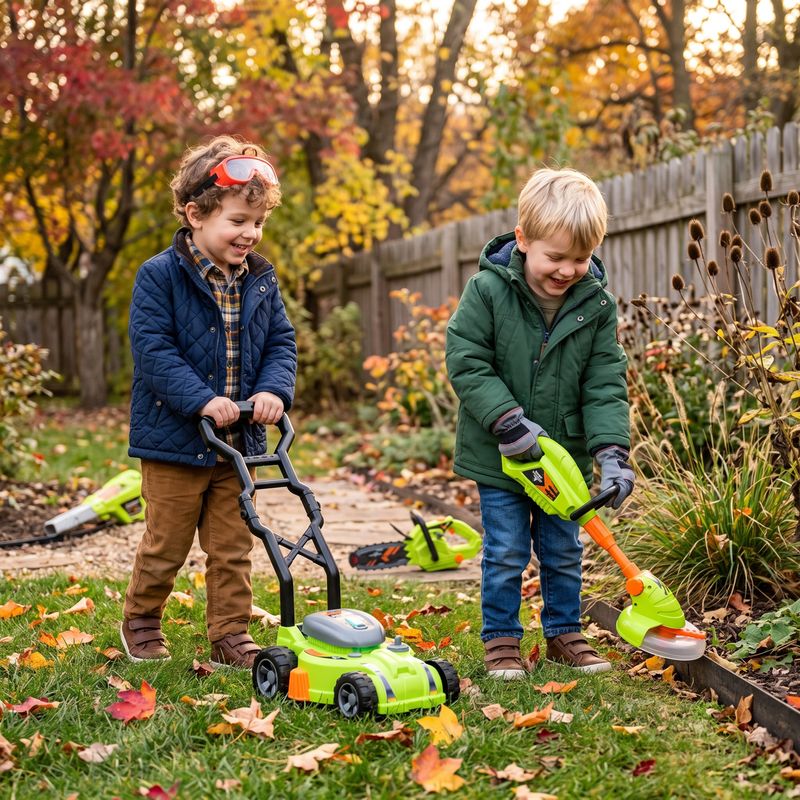 Toys Grow Under Backyard Weeds